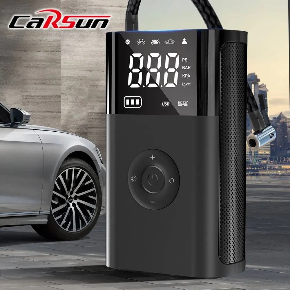 12v 150psi Portable Electric Air Pump Car Tire Inflator For Motorcycle Bicycle Tire Air Filling Pump