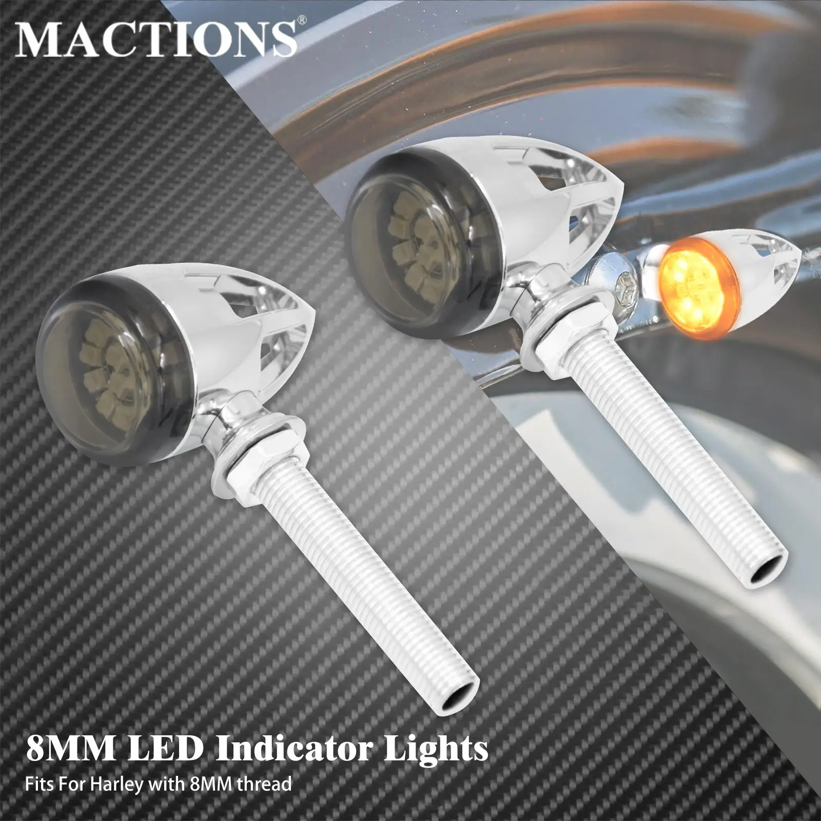 

Motorcycle LED Mini Front Rear Bullet Light Turn Signal Brake Lamp For Harley Sportster Dyna Touring Softail Road Street Glide