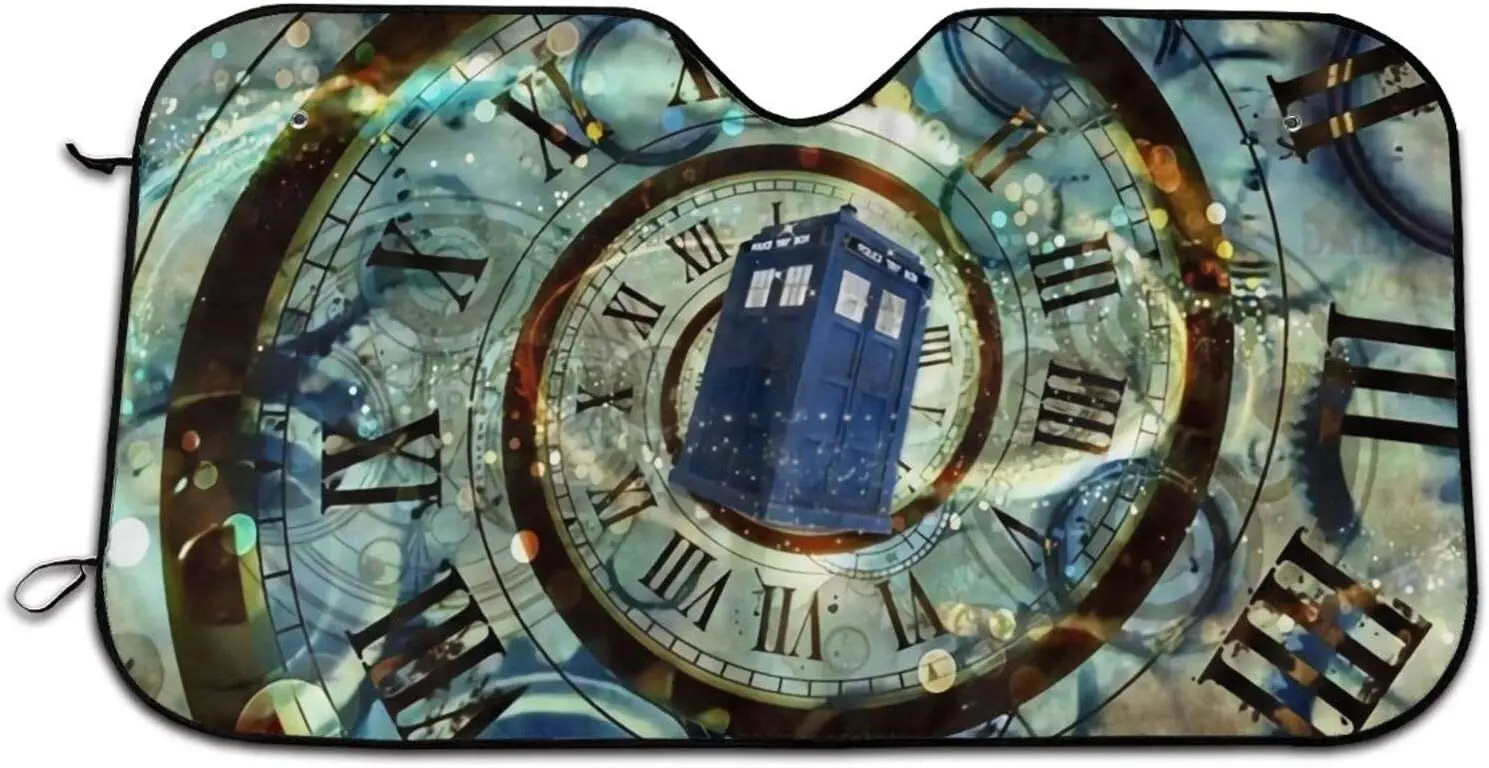 

Antkondnm Doctor Dr Who, Полицейская мышь, автомобильный солнцезащитный козырек на лобовое стекло, Универсальный подходит для автомобильного солнцез...