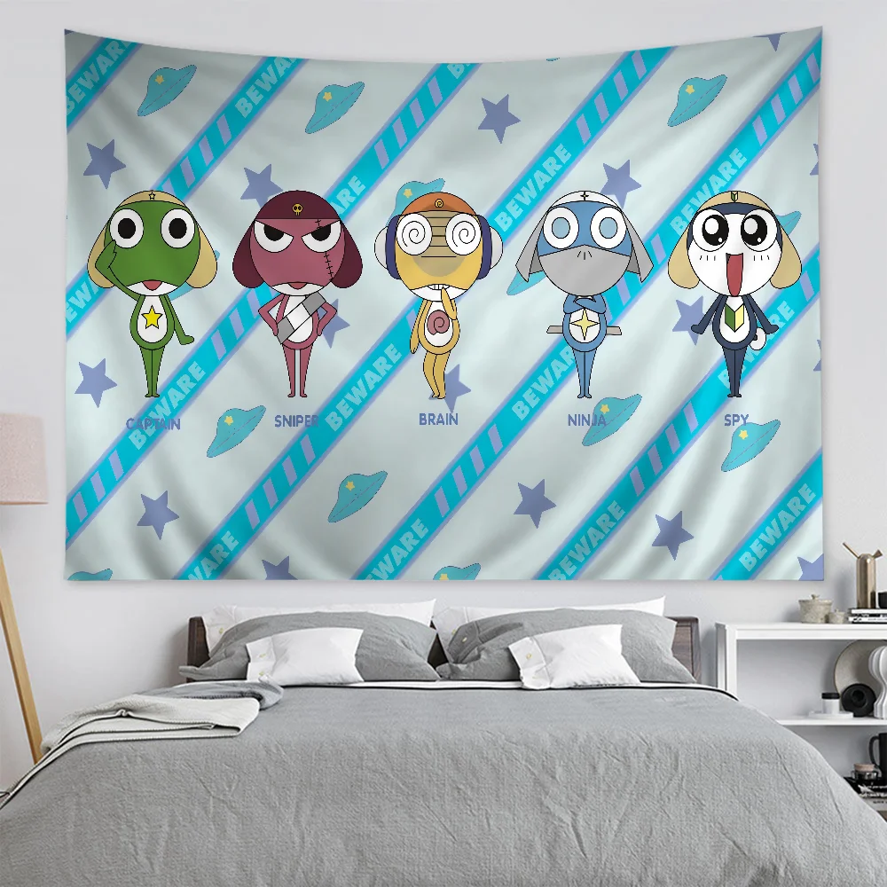 Забавный мультяшный гобелен из аниме керо гунсу лягушка подвесной Таро хиппи