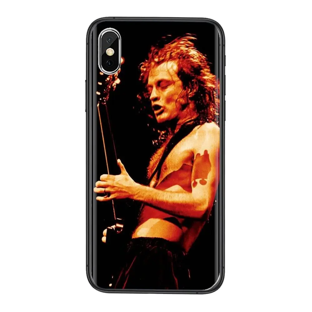 Фото Новый Angus-young-c-bon-ac-dc-Малкольм мягкие телефонные чехлы для Xiaomi Redmi K40 K30 K30S K20 Gaming 9 9C 8 8A 7 7A 6 6A 5 4X 4A №3