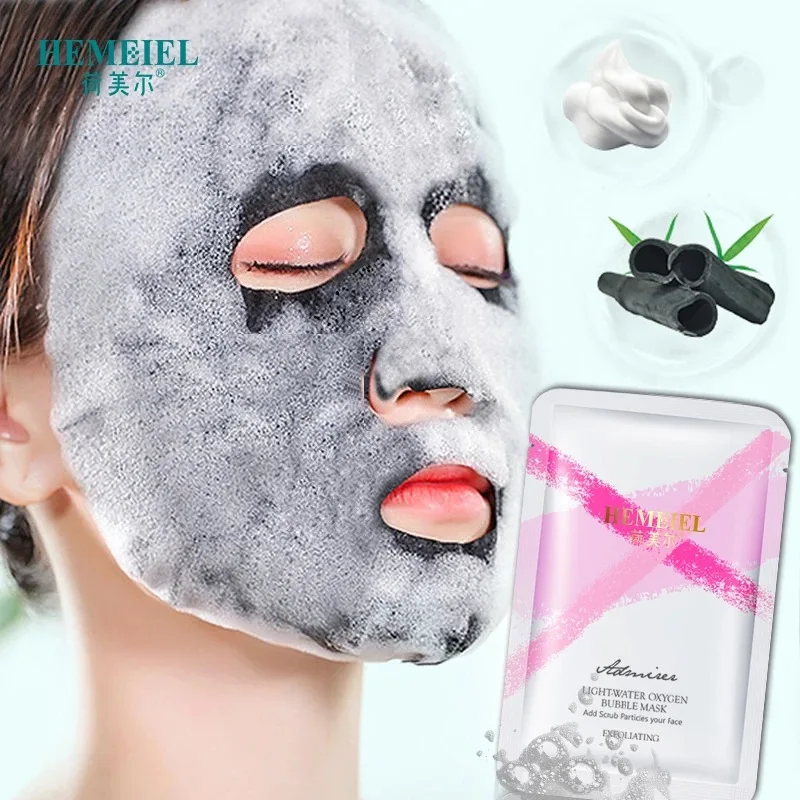 

1pc Facial Skin Deep Cleaning Mask Oxygenated Bubble Black Head Remover Oil Control Shrinking Pore for Women Face Beauty Care