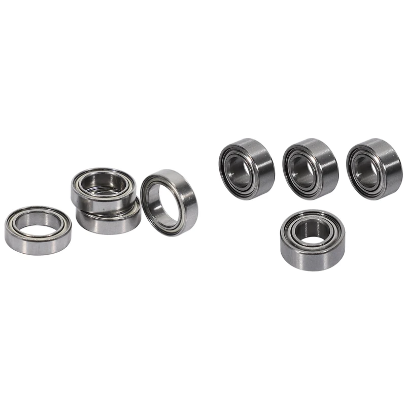 

8 Pcs Ball Bearing BE003 For JLB Racing CHEETAH 1/10 Brushless RC Car Accessories, 4 Pcs 8X5X2.5Mm & 4 Pcs 5X10x4mm