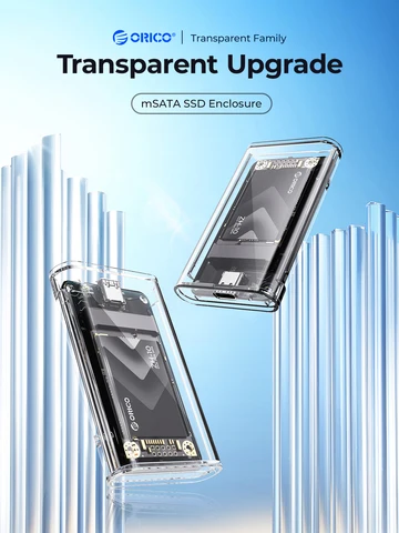 ORICO прозрачный корпус для mSATA SSD