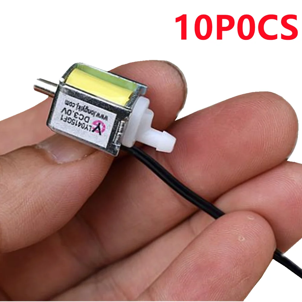 10 шт./лот двухпозиционный Соленоидный клапан постоянного тока 3 в нормально