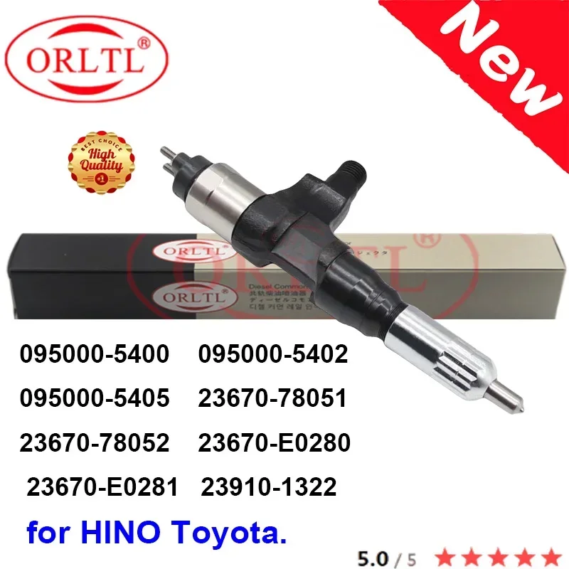 Дизельный инжектор 095000 -5400 -5402 -5405 23670-78051 23670-78052 23670-E0280 23670-E0281 23910-1322 Для HINO Toyota