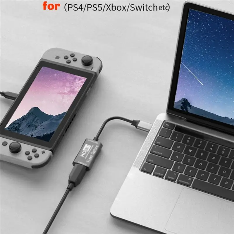 Фото HD 4K USB/Type C карта видеозахвата - USB 3.0 аудио-видео конвертер для компьютера, ноутбука, смартфона, мониторинга - ABVP №2