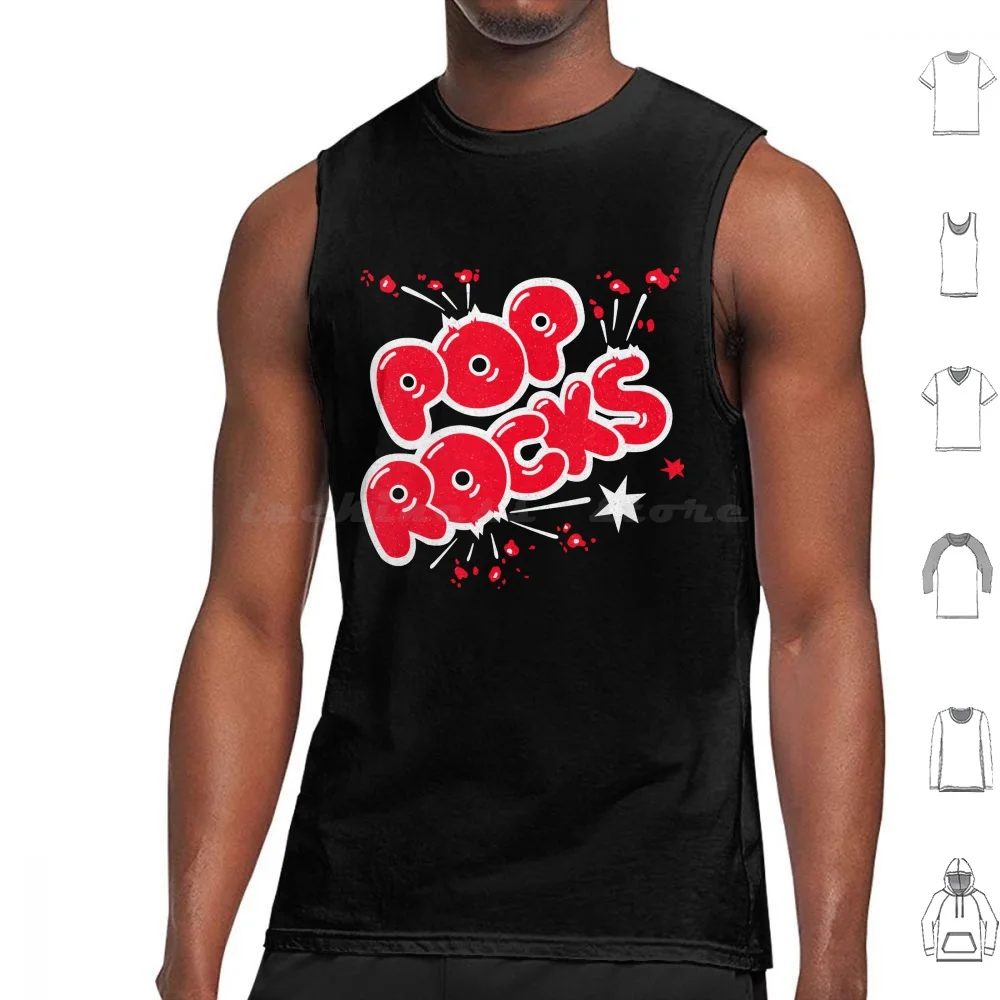70s Pop Rocks ретро конфеты с небольшим беспокойством для фанатов майки жилет без