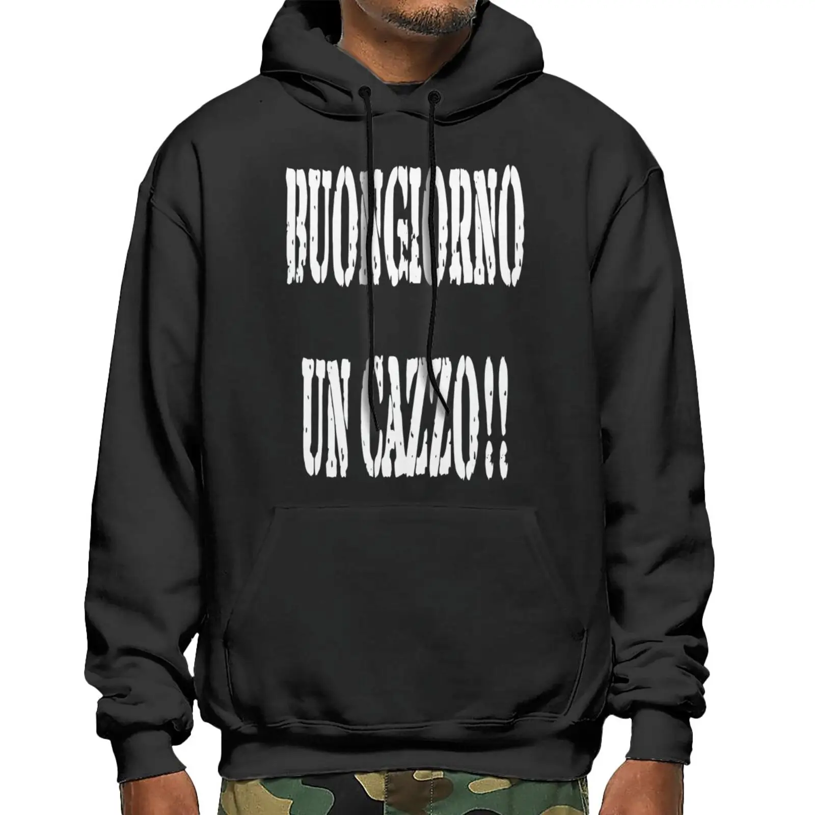 

Buongiorno Buon Giorno Frase Divertente Hoodie Sweaters For Men Anime Sweatshirt Woman Male Sweatshirt Hoodies For Men Hoodies