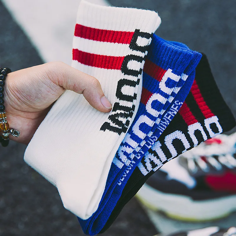 

New Fashion Harajuku Ankle Long Socks Designer Unisex Hip-hop Street Wear Breathable Sport Underwear Warm Autumn Winter Lingerie