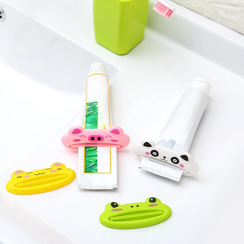 

Cartoon Animal Toothpaste Squeezer Oral Care Tube Cosmetics Rolling Squeezing Dispenser Facial Cleanser Press Tooth Paste Holder