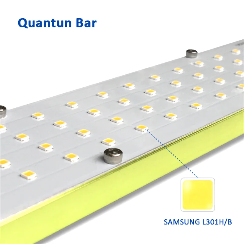 KingBrite 140W Samsung LM301B LM301H 3000K 3500K 4000K LED PCB Board Quantum Bar Plant Grow Light W55-L1100mm(PCBA+Heatsink) - купить по