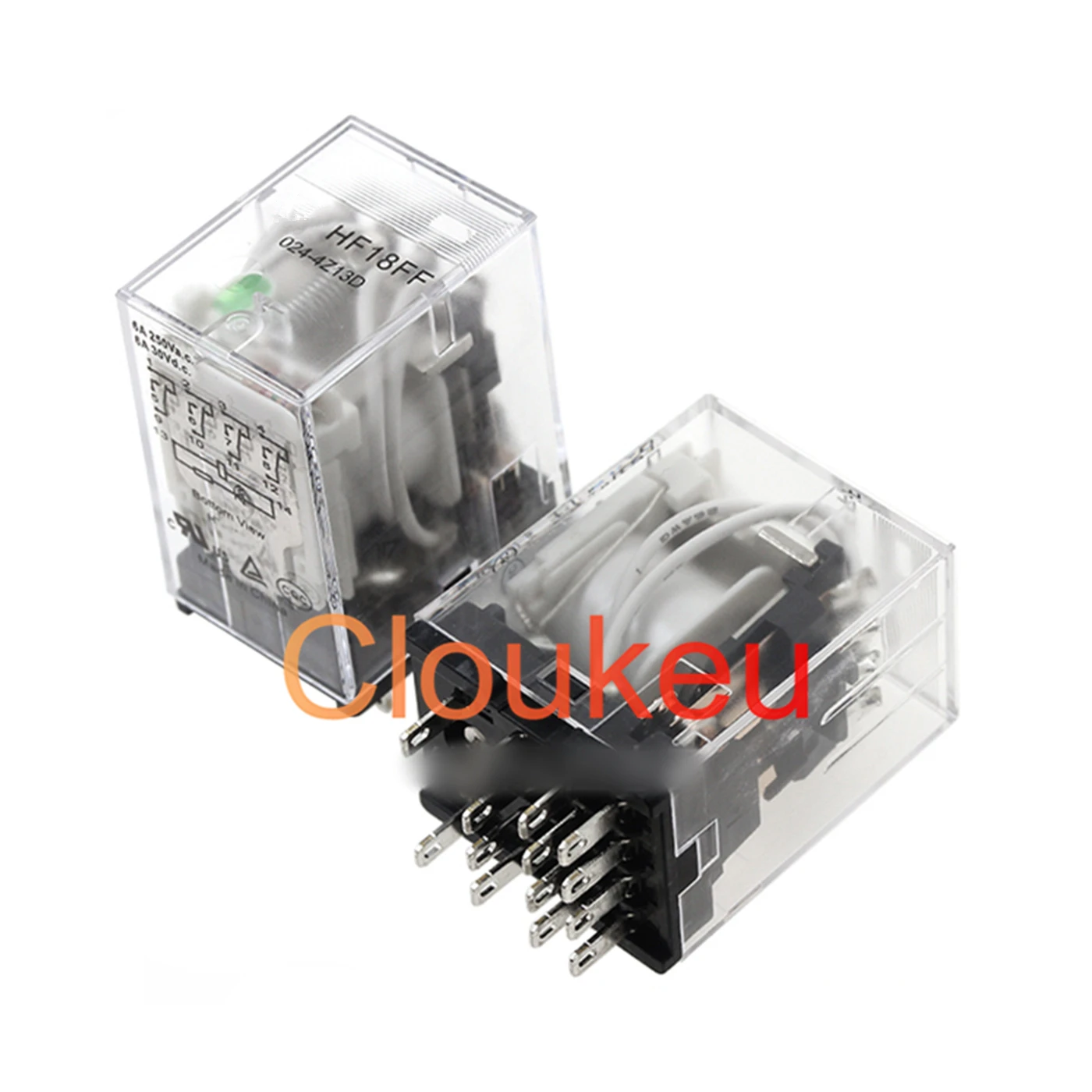 Реле флейты 012 024 HF18FF-005-4Z13D -4Z23 -4Z23D 5V12V24VDC220AVC 6A 14pin