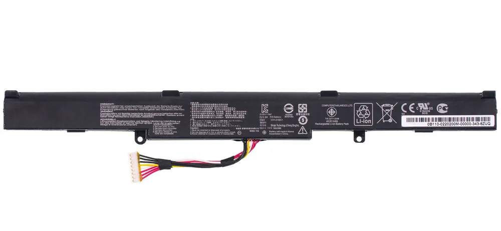 Аккумулятор / 15V 2950mAh 44Wh (Premium) для ASUS K550VX |