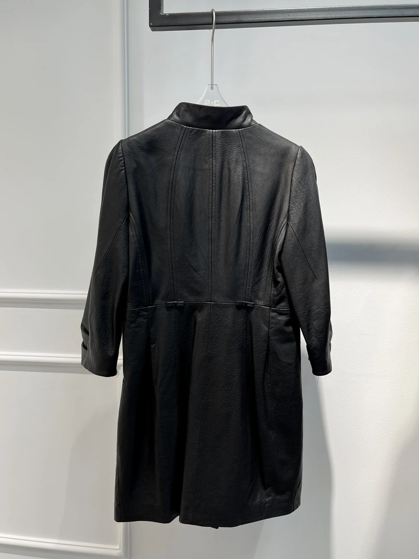 2022 Hot Sale Long Leather Jacket Top Quality Sheepskin Fashion Unisex Basics Coat Fast Delivery enlarge