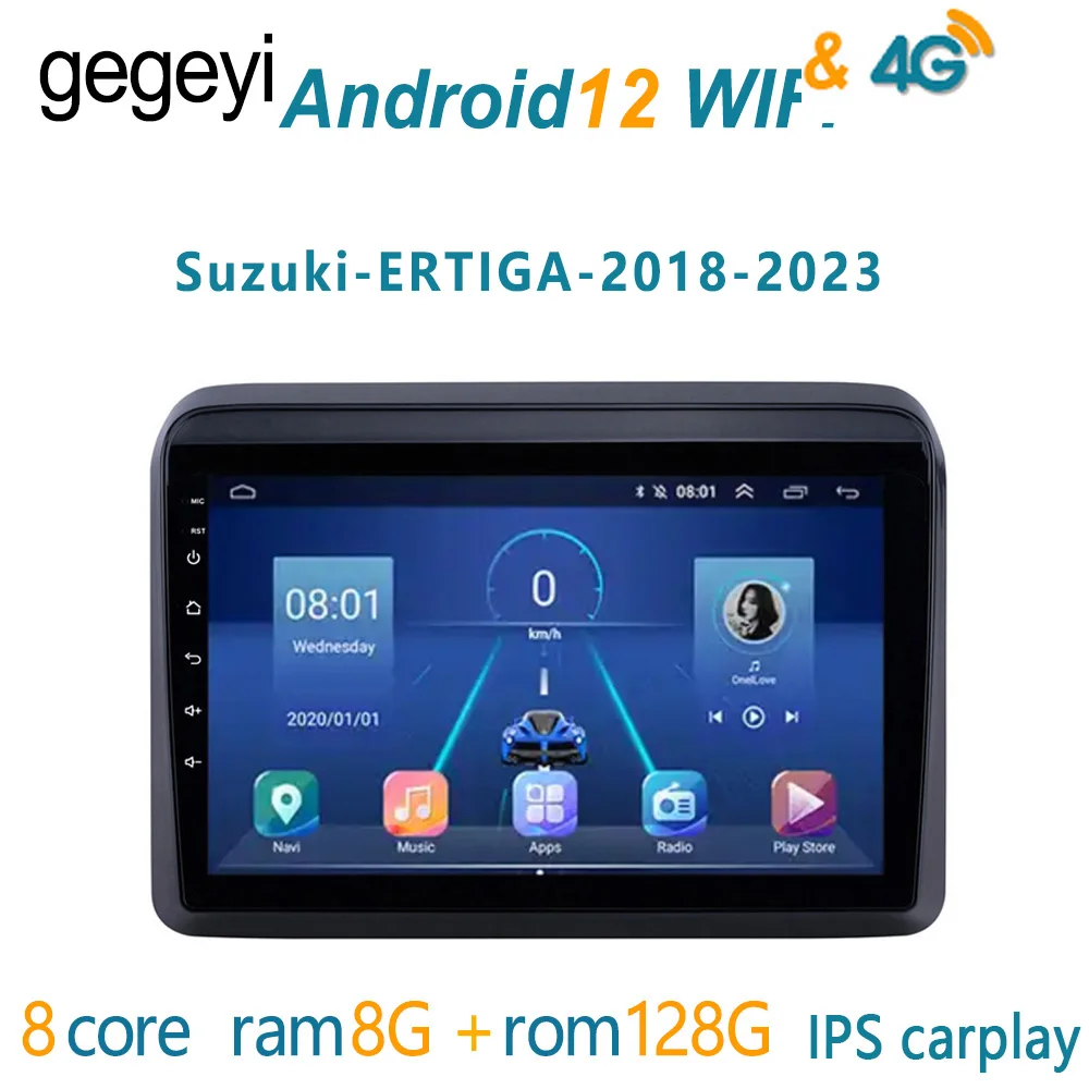 

8G+128G автомагнитола for Suzuki ERTIGA 2018 2019 магнитола для авто 2 din 2дин android андроид 1 дин навигатор для авто 2din рамка для магнитолы подголовник с монитором с экраном выдвижным экра carplay радиоприёмник 9