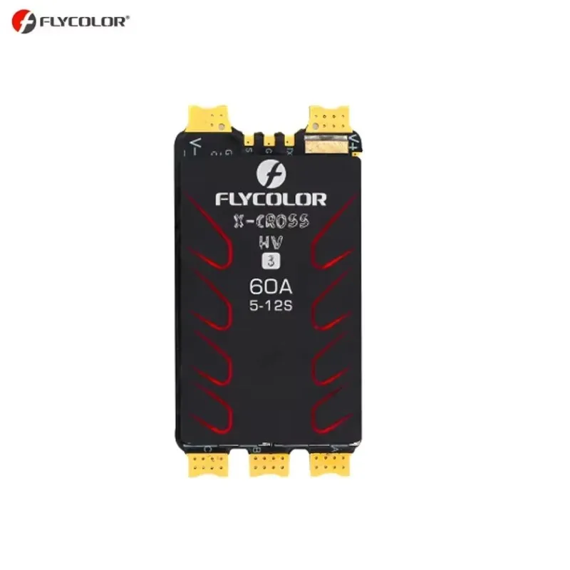 Фото FLYCOLOR X-CROSS HV 3 RC ESC 60A/80A/120A/160A 5-12S BLHeli-32 64МГц 32-битные бесщеточные регуляторы скорости для FPV-дронов и радиоуправляемых гоночных квадрокоптеров №4