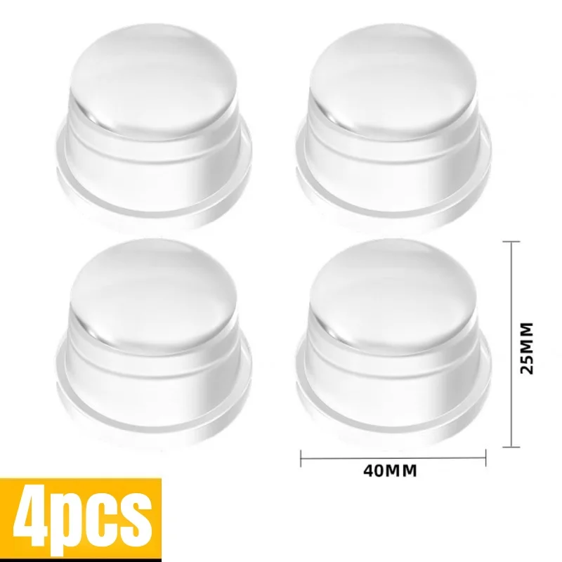 

Набор Из 4 Прозрачных Силиконовых Дверных Стопоров: Невидимая Настенная Защита