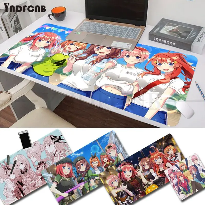 

The Quintessential Quintuplets Mousepad High Quality Customized laptop Gaming mouse pad Size for Gameing World tanks CS GO Zelda