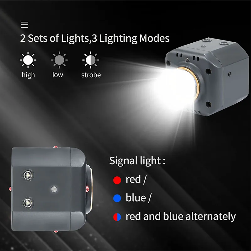 

Night flight searchlight Strobe light warning light XM-L2 LED Bright lamp bead for dji maivc 2/mavic 3 /air 2/air 2S drone