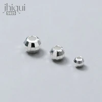 10pcs 925 sterling silver loose spacer beads laser beads for diy bracelet necklace jewelry findings