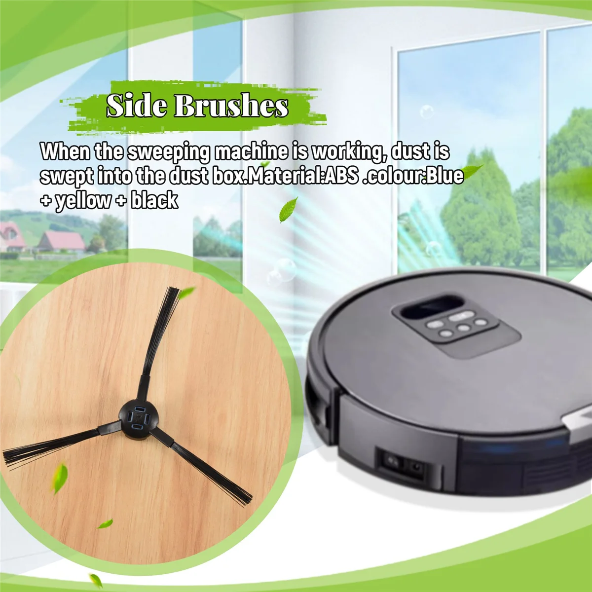 4 шт. боковые щетки для замены пылесоса Ilife X750 V8S V80 V8