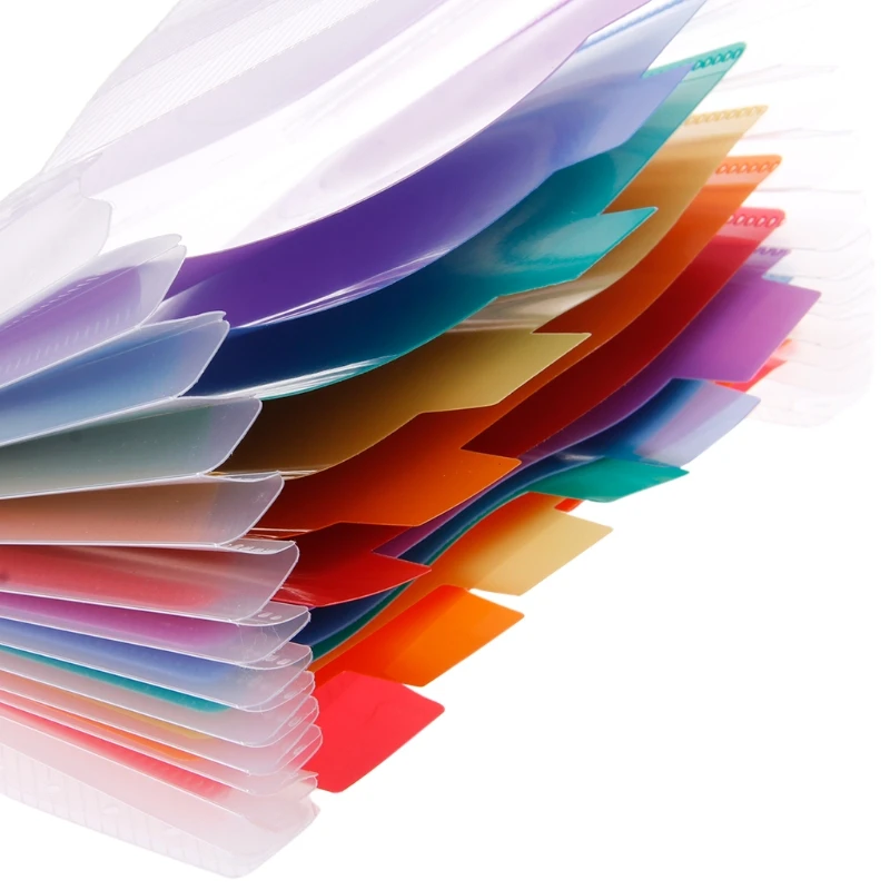 

A6 Rainbow Expanding Document Bills Folder 13 Pocket School Accordion Folder