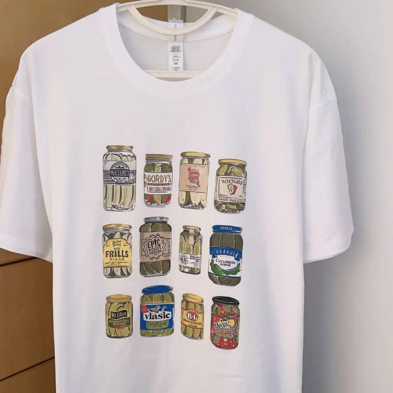 Винтажная футбольная футболка с принтом консервированных помидоров