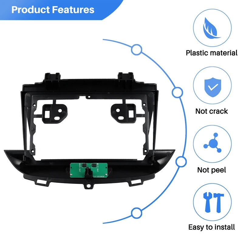Установка 9-дюймового автомобильного радио DVD GPS-плеера панель Fascia рамка для Opel