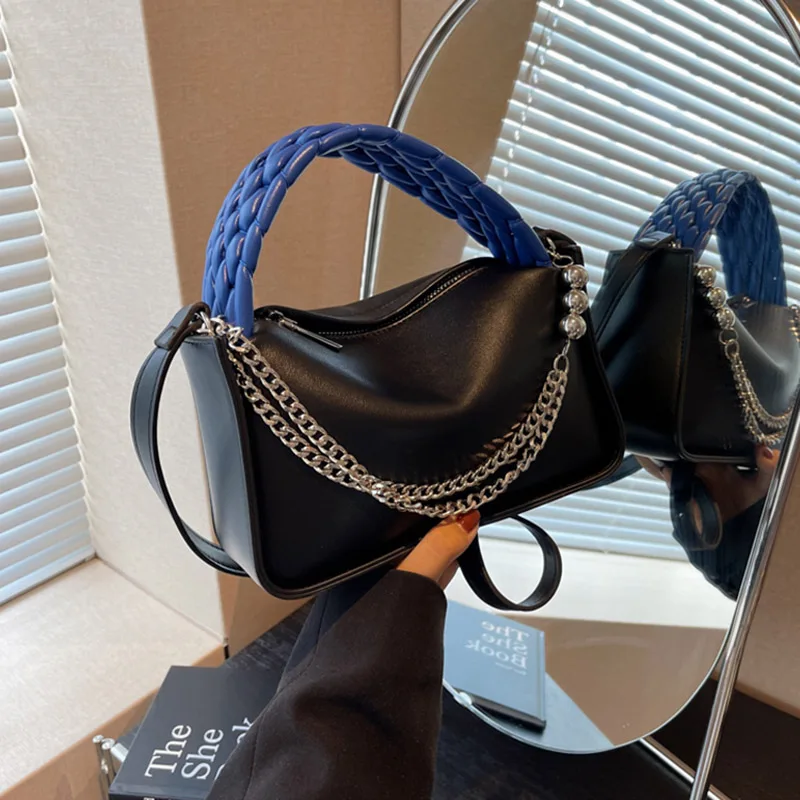 

Chain Design Crossbody Bags for Women Fashion Tote Bag 2023 Latest Trend Designer Classic Shoulder Handbags and Purses