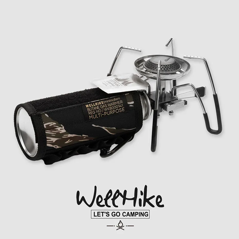 WELLHIKE винтажный чехол для газового канистры с крючками предотвращения падения