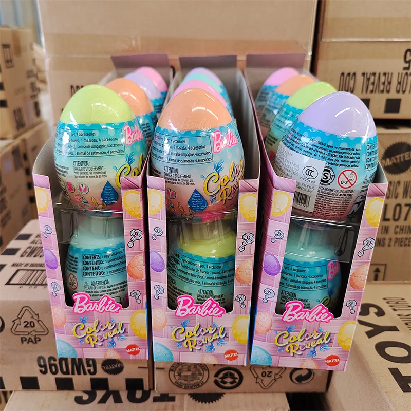 

Genuine Barbieer Figure Catave Reveal Pet Surprise Change Color Doll Blind Box Pet Eggs Pretend Play Funny Present