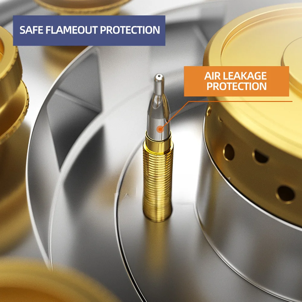 Для газовой плиты из нержавеющей стали кухонная настольная энергосберегающая