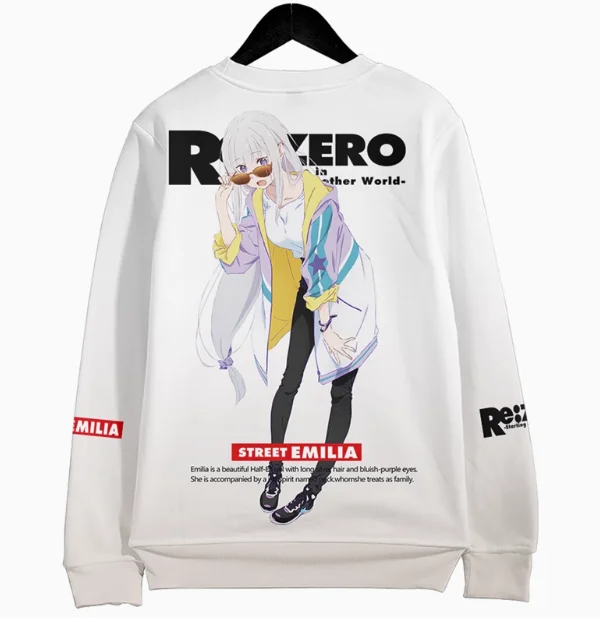 Толстовка с капюшоном для косплея из аниме Re:Life in a different world from zero Emiria