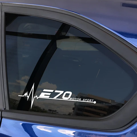 2 шт. наклейки на боковое окно автомобиля, виниловая наклейка, декор, внешние аксессуары для BMW E46 E60 E39 E92 E90 E36 E87 E30 E34 E61 E62 E93