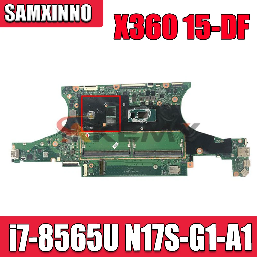 

Laptop Motherboard DA0X38MBAF0 For HP X360 15-DF WITH SREJP i7-8565U CPU and N17S-G1-A1 GPU Fully tested 100% work