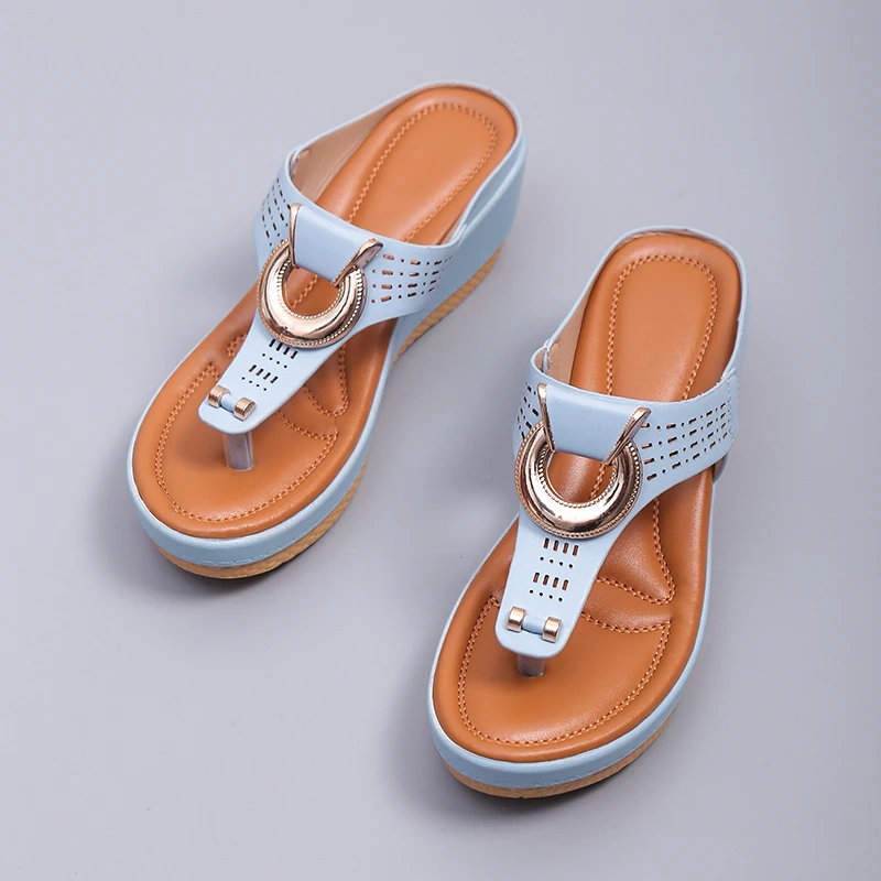 Candy Color Metal Chain Slippers Square Toe Summer Sandals Shoes Women Open Toe Pu Leather Green Ytmtloy Zapatillas Casa Mujer