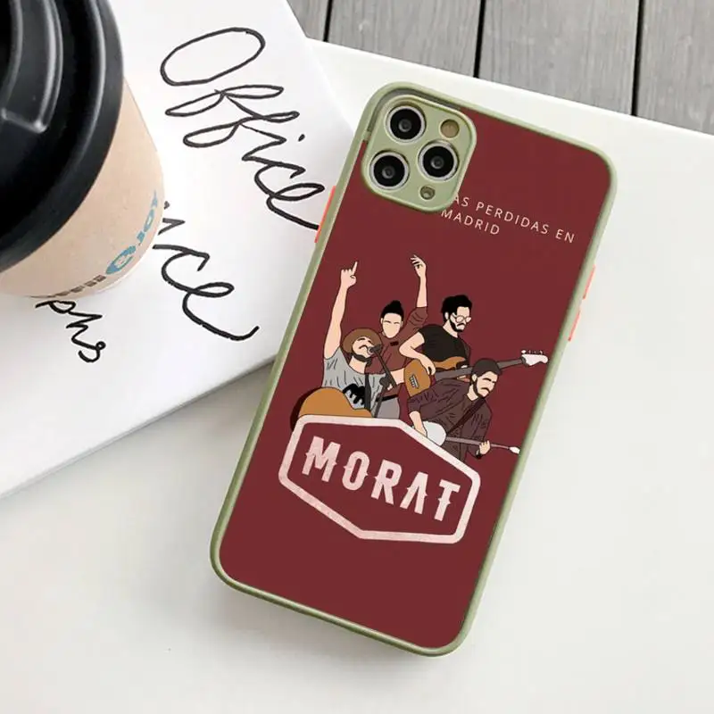 M-MoratS Phone Case for iPhone 14 11 12 13 Mini Pro Max 8 7 Plus X XR XS MAX Translucent Matte Cover