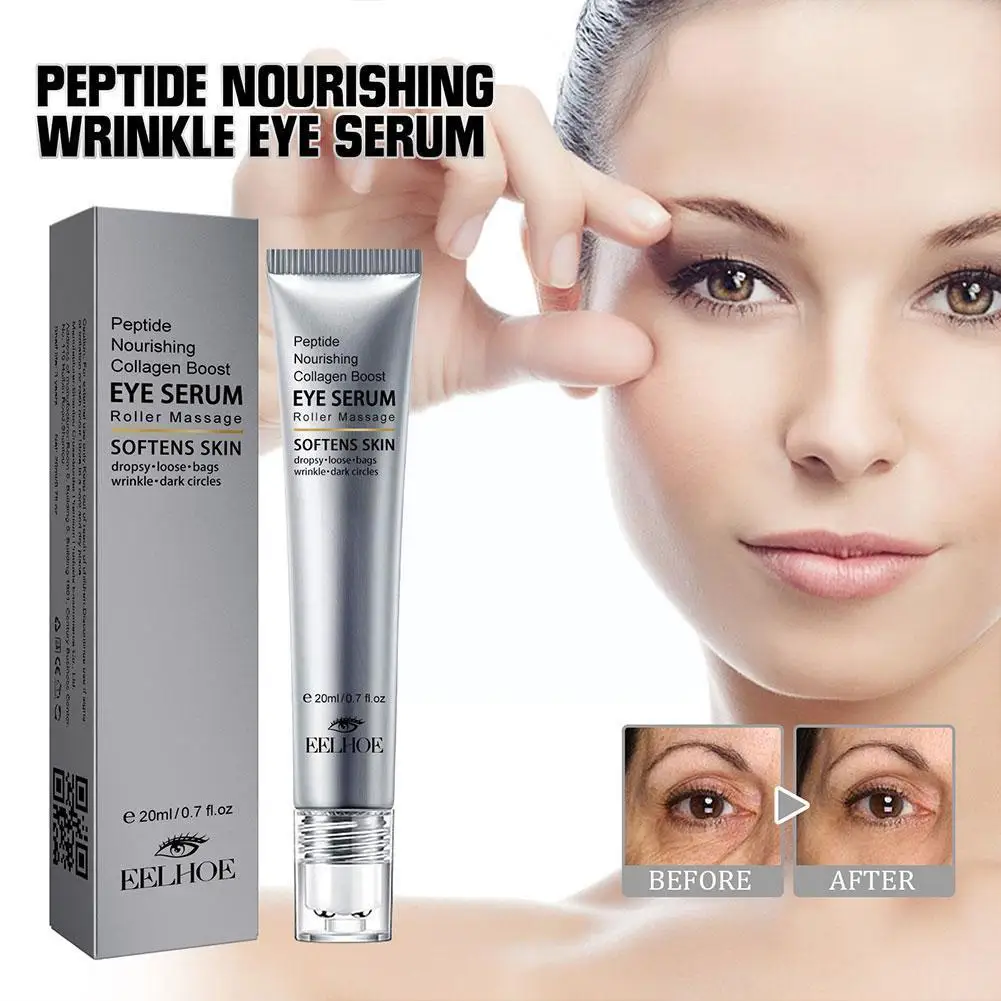 

New Anti-Wrinkle Eye Cream Fades Fine Lines Anti Dark Eye Bags Remove Circles Anti-Aging Serum Serum Care Firmness Puffines U9M9