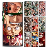 one piece luffy phone case for samsung note 8 note 9 note 10 m11 m12 m30s m32 m21 m51 f41 f62 m01 soft silicone