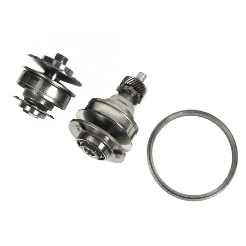Фото RE0F10A JF011E Набор цепей шкива трансмиссии CVT, подходит для Nissan X-trail Tllda Teana Rogue, резиновый алюминиевый комплект шкивов CVT №2