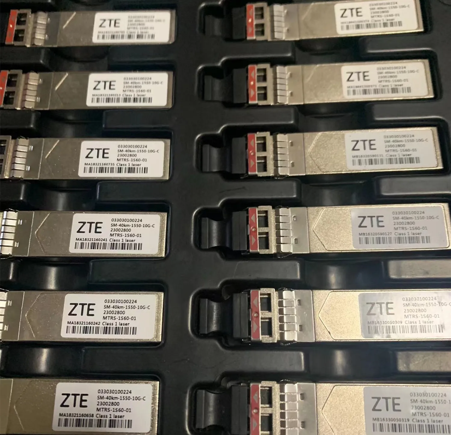 ZTE 10G 40KM SFP Fiber optical module/033030100224 23002800 SM-40KM-1550-10G-C MTRS-1S60-01/40KM SFP fiber transceiver