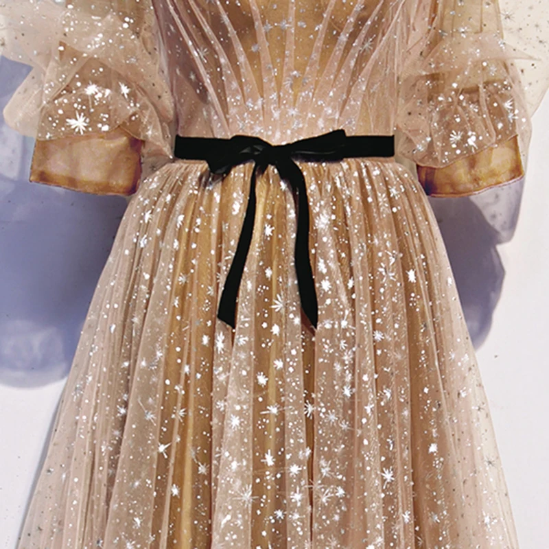 2023 Summer New Banquet Evening Dress Popular Women's Temperament Host Long Gold Elegant Evening Dress Adult Dress