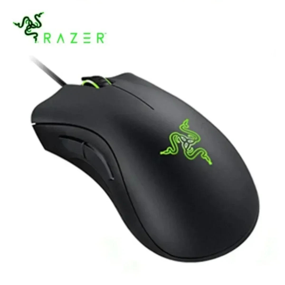 Проводная игровая мышь Razer DeathAdder мышка 6400 точек/дюйм оптический сенсор 5 кнопок