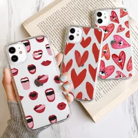 fashion love heart case for iphone 12 13 pro max mini x xr xs max 7 6 8 plus se tpu bumper cover iphone 11 pro max case for girl