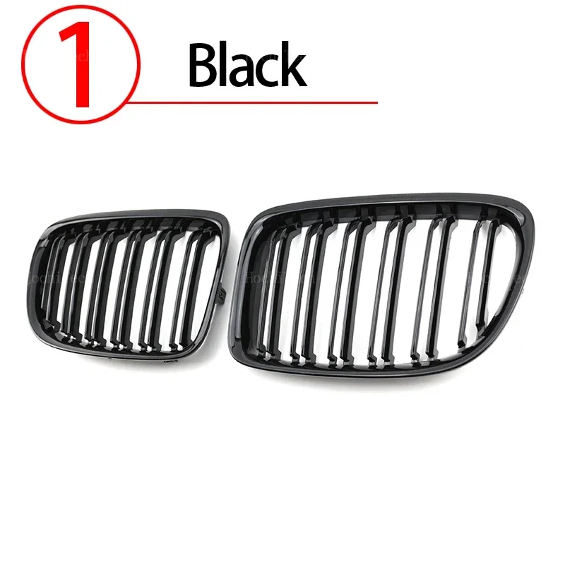 

BMW X1 E84 2010-2015 Глянцевая Черная Спортивная Решетка Переднего Бампера С Двойной Планкой ABS Гоночные Решетки Для Автомоб...