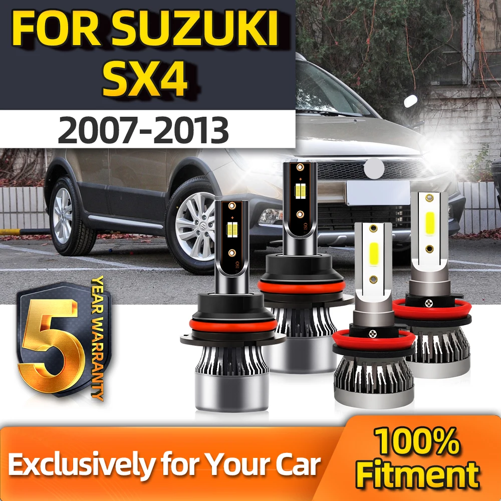 

Суперъяркая лампа для головных фонарей Crossfox 4x, 9007 лм, 12 В, IP68, Турбовентилятор высокого и низкого качества, все в одном, 2007 Foglight H11 для Suzuki SX4 2013-