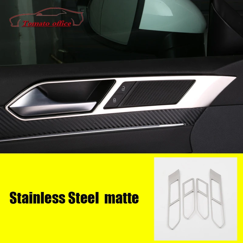 

Stainless Steel For Volkswagen VW Passat B8 Arteon 2016-21 Car Inner Door Handle Bowl Frame Cover Trim Auto Styling Accessories