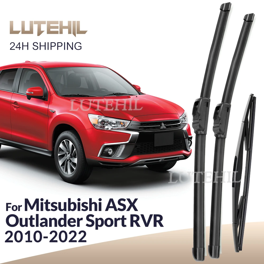 

Для Mitsubishi ASX Outlander Sport RVR 2010-2022 стеклоочиститель передние и задние щетки стеклоочистителя лобовое стекло щетки 24 "+ 21" + 10"