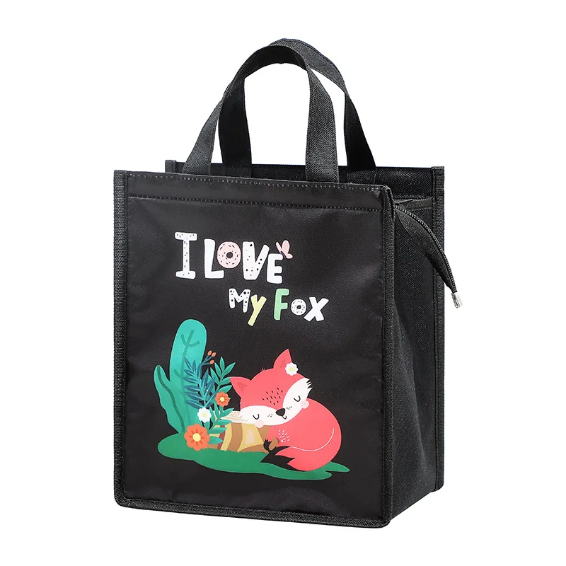 

Новая сумка для ланча для детей, портативные сумки для еды на молнии для рук, водонепроницаемая сумка для пикника, путешествий, завтрака, тер...